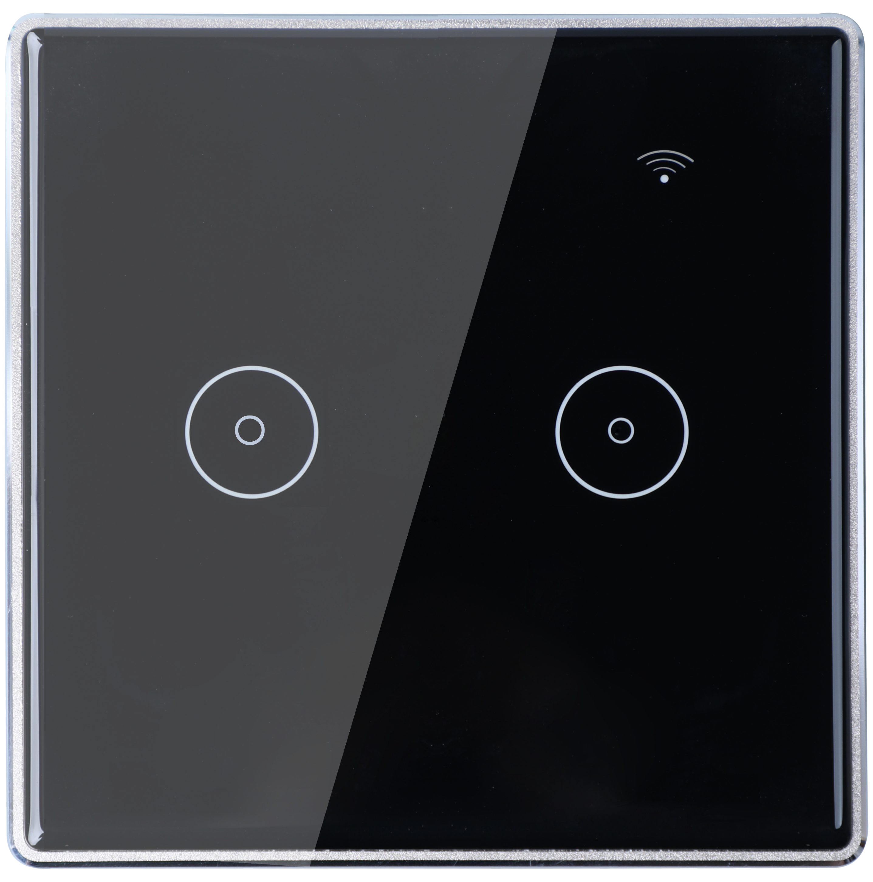 WiFi 2.5D two gangs Phnom Penh smart touch control switch