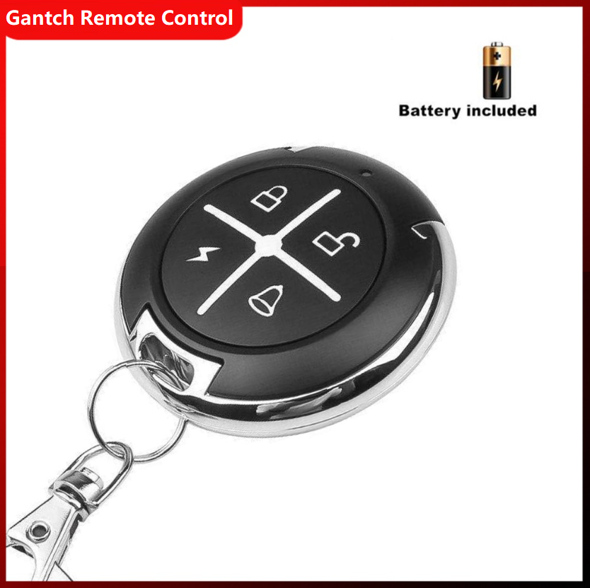 433MHz autogate remote control Key chain round garage door copy remote control four key wireless remote control car door