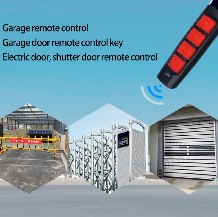 4 keys 433 Mhz Remote Control Copy Clone Remote Controls Auto Copy for Home Anti-theft Garage Door